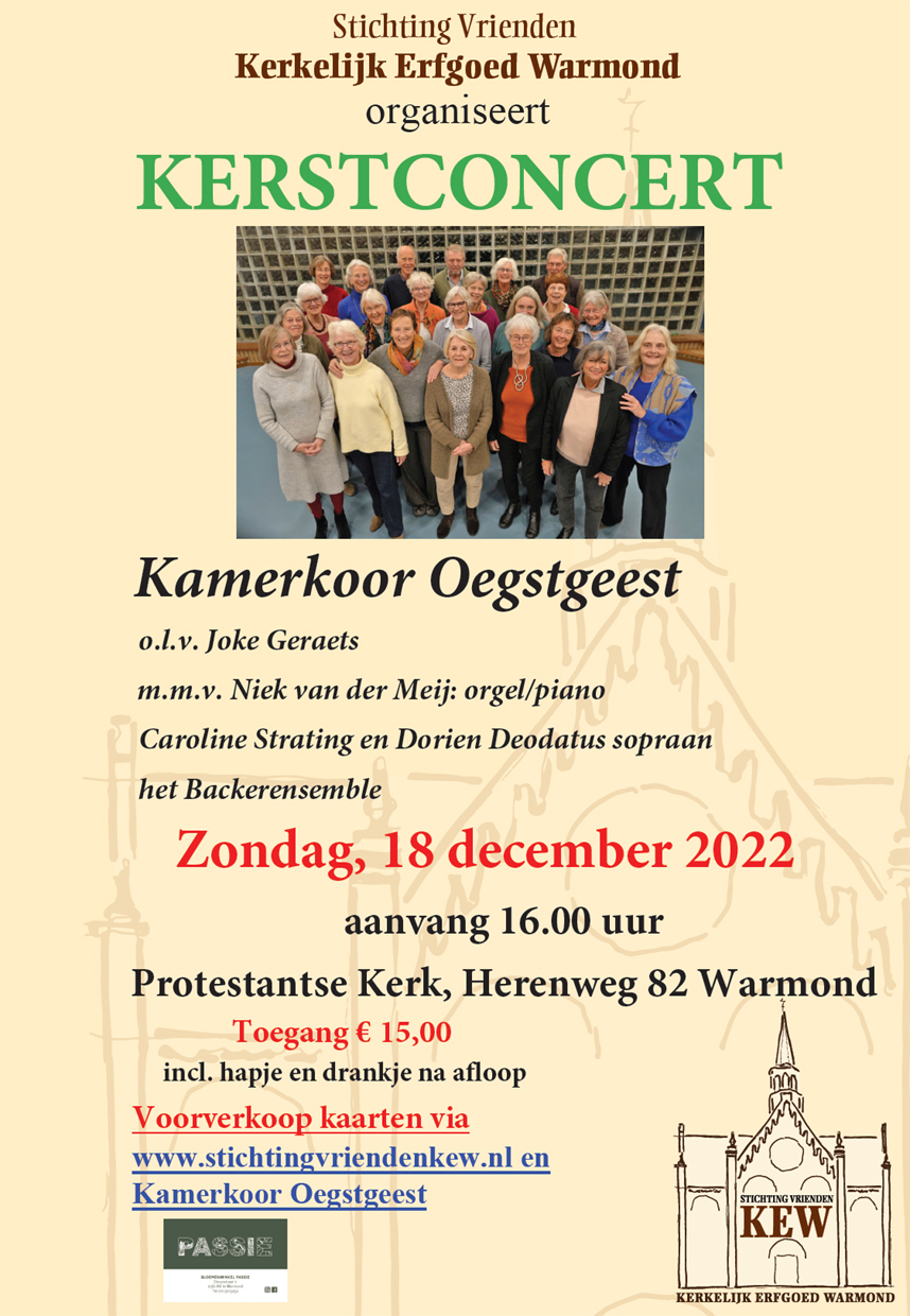 Kerstconcert 18 dec. 2022