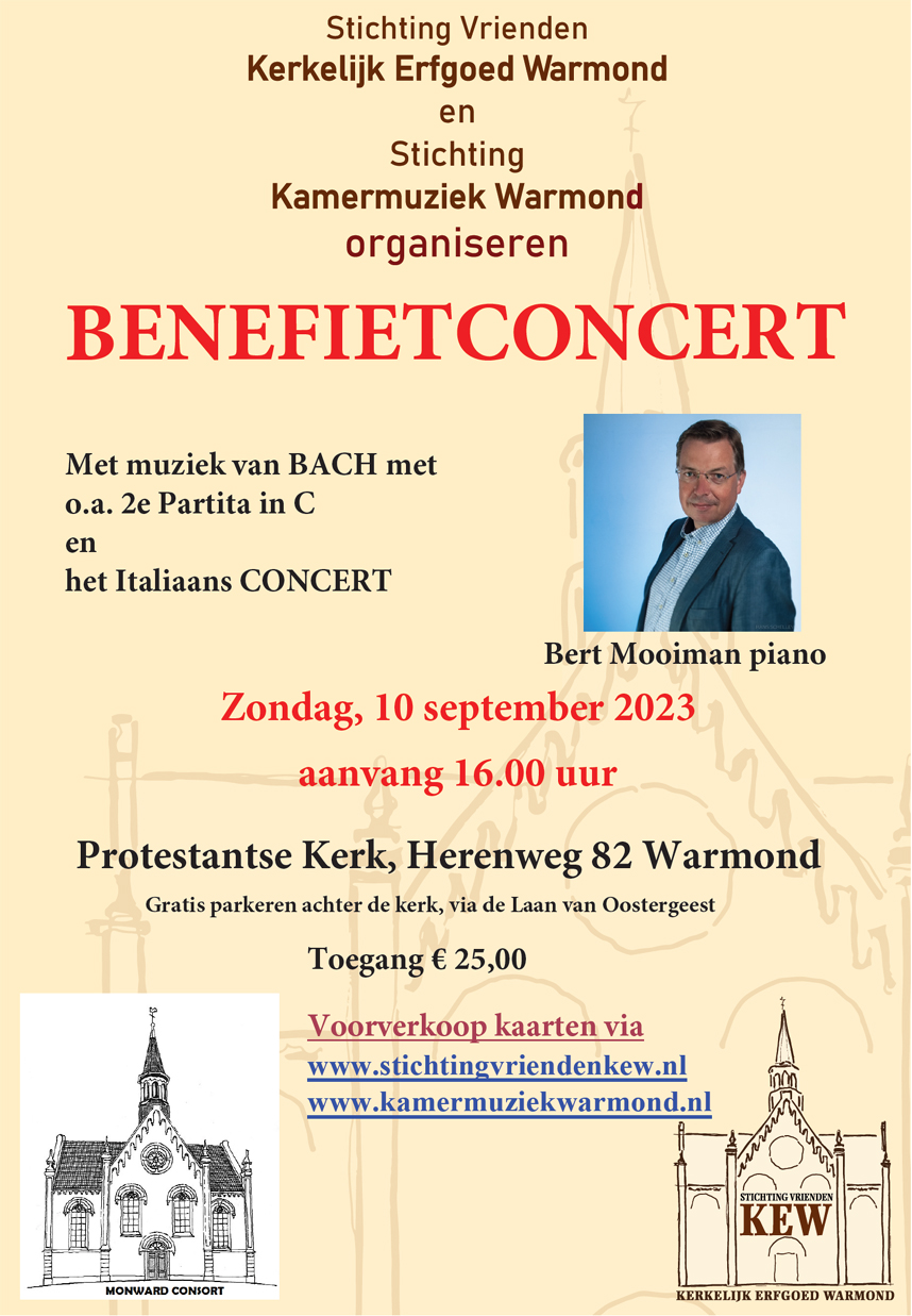 Benefietconcert 10 sept. 2023